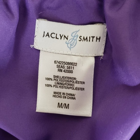 Ornate Purple Batik A-line Skirt - Picture 2 of 2